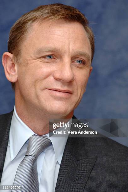 Daniel Craig during "Casino Royale" Press Conference with Daniel Craig, Martin Campbell, Eva Green, Mads Mikkelsen and Caterina Murino at The Regency...