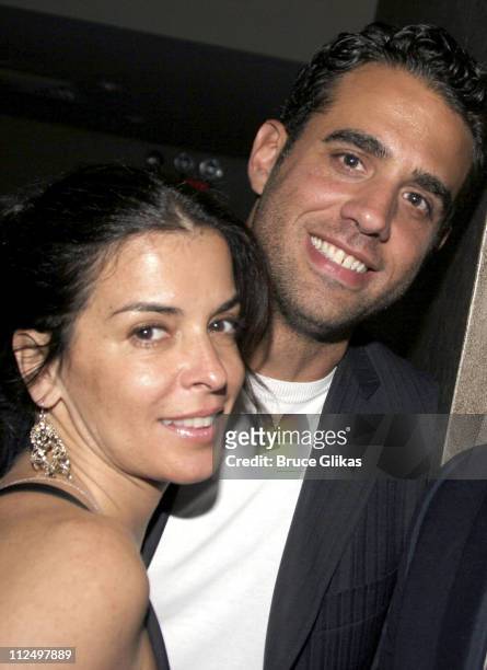 Annabella Sciorra and Bobby Cannavale during Opening Night Celebration of "Hurlyburly" Re-Opening Off-Broadway at 37 Arts and Aer Nightclub in New...