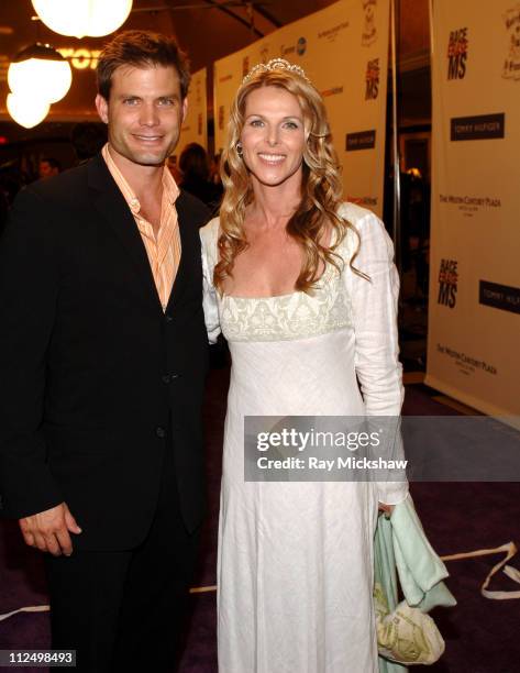 Casper Van Dien and Catherine Oxenburg during 12th Annual Race to Erase MS Co-Chaired by Tommy Hilfiger and Nancy Davis - Red Carpet at The Westin...