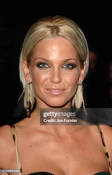 Sarah Harding from Girls Aloud during "Casino Royale" World Premiere - After Party Inside at Berkeley Square in London, Great Britain.