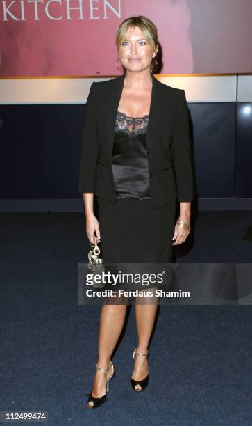 Tina Hobley during "Hell's Kitchen II" - Day 11 - Arrivals at Truman Brewery in London, Great Britain.
