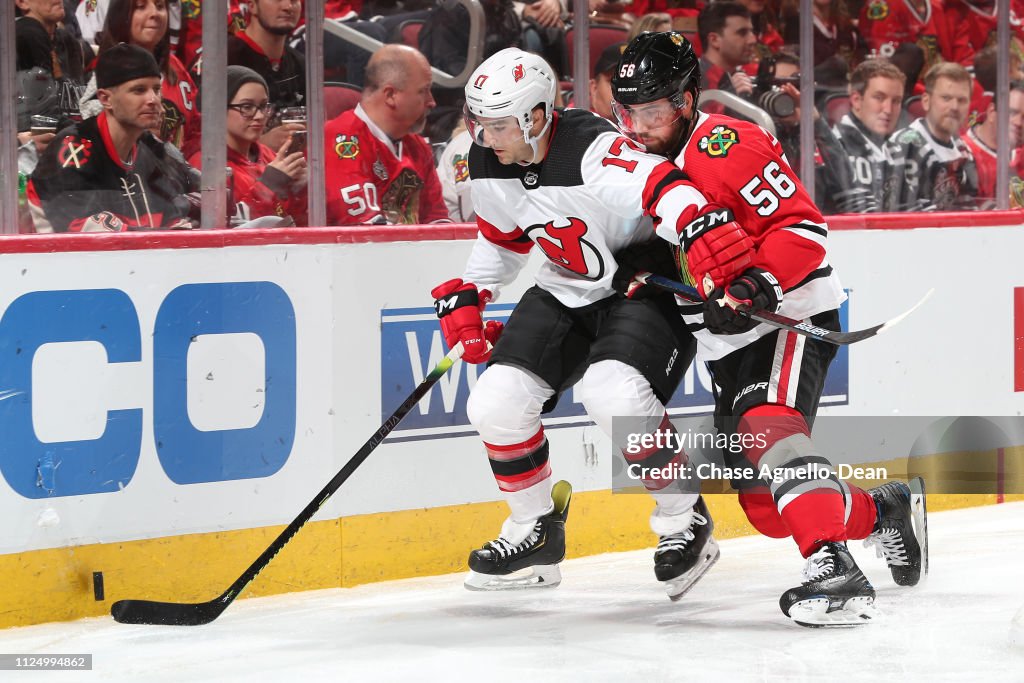 New Jersey Devils v Chicago Blackhawks