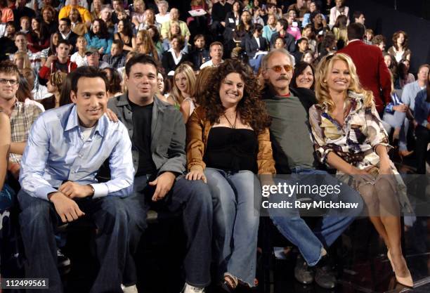 Cast of "Stacked" Elon Gold, Brian Scolaro, Marissa Jaret Winokur, Christopher Lloyd and Pamela Anderson