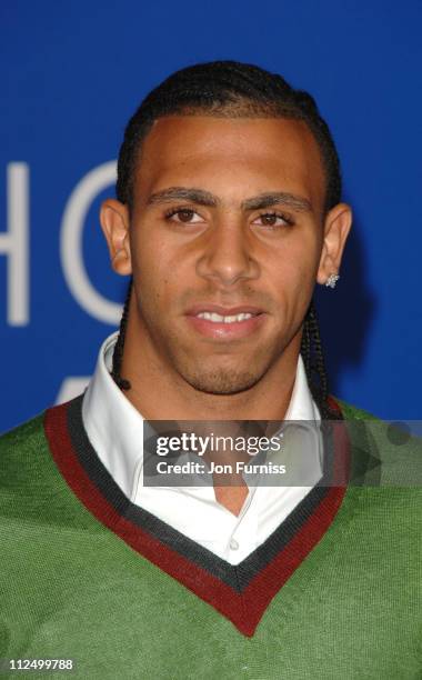 Anton Ferdinand during World Music Awards 2006 - Inside Arrivals at Earls Court in London, United Kingdom.