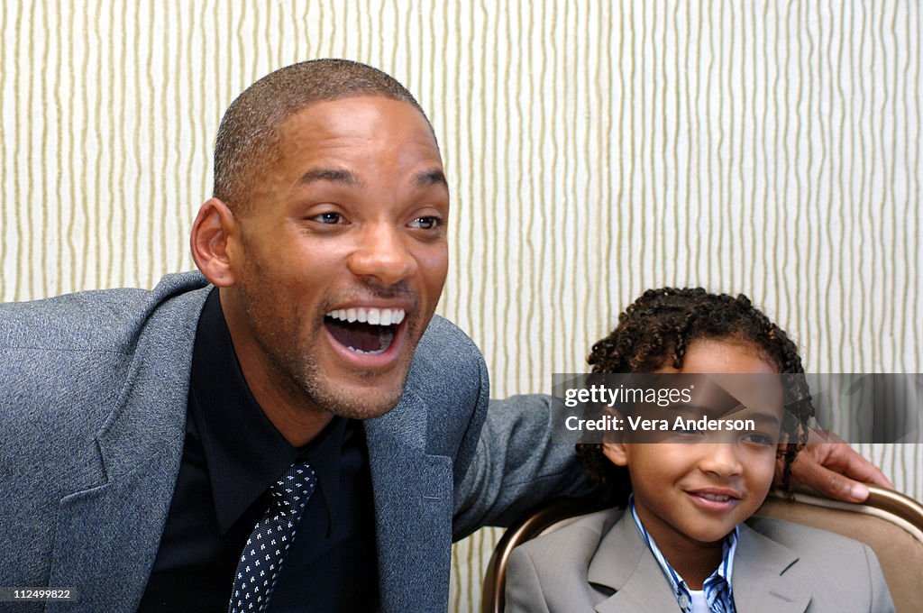 "The Pursuit of Happyness" Press Conference with Will Smith and Seal