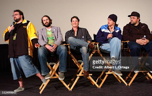 Kevin Smith, Jason Lee, Jeremy London, Jason Mewes and Ethan Suplee