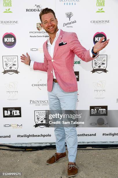 Brodie Young attends the 2019 Twilight Beach Polo on February 15, 2019 in Melbourne, Australia.