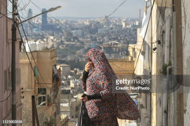 View of the Old Town of Amman. On Tuesday, February 12 in Amman, Jordan.