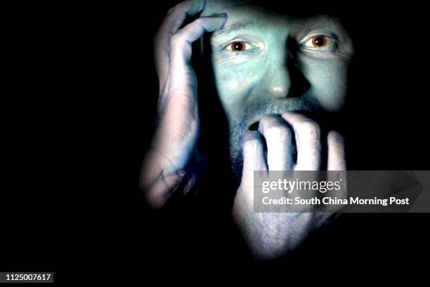 Studio shot regarding hypochondriacs suffer., Nachrichtenfoto