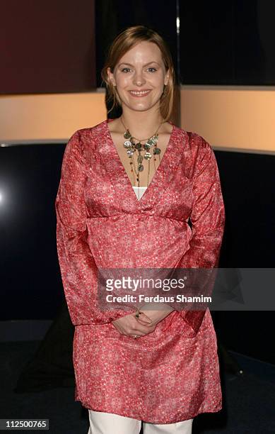Jo Joyner during Hell's Kitchen II - Day 14 - Arrivals at Atlantis Building in London, Great Britain.