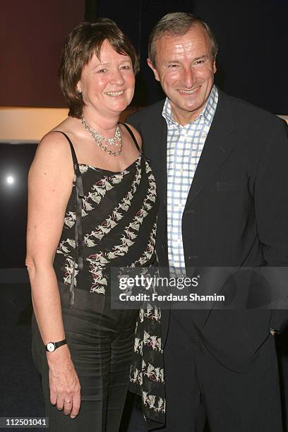 Jim Rosenthal and wife during "Hell's Kitchen II" - Day 15 - Arrivals at Brick Lane in London, Great Britain.