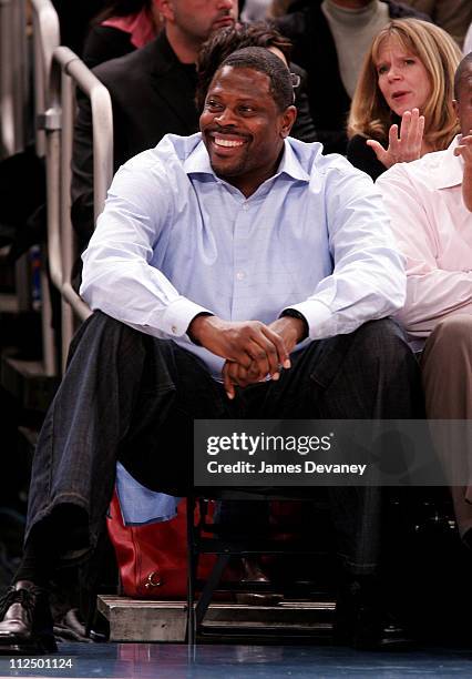 Patrick Ewing during Celebrity Sighting at Houston Rockets vs. New York Knicks Game - November 20, 2006 at Madison Square Garden in New York City,...