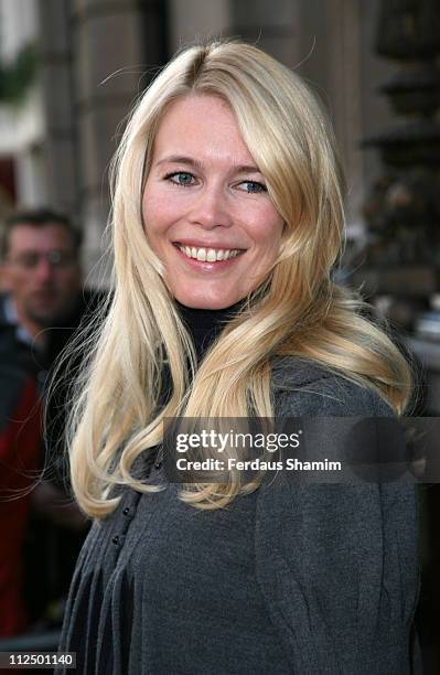 Claudia Schiffer during The Old Vic Fundraiser - VIP Lunch - Arrivals at Fifty in London, Great Britain.