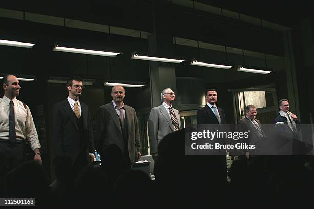 Curtain Call with Jordan Lage, Frederick Weller, Jeffrey Tambor, Alan Alda, Liev Schreiber, Gordon Clapp and Tom Wopat