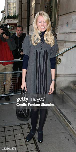 Claudia Schiffer during The Old Vic Fundraiser - VIP Lunch - Arrivals at Fifty in London, Great Britain.