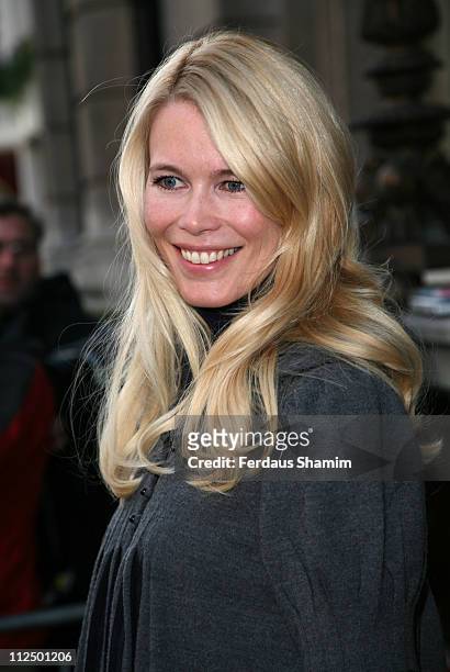 Claudia Schiffer during The Old Vic Fundraiser - VIP Lunch - Arrivals at Fifty in London, Great Britain.