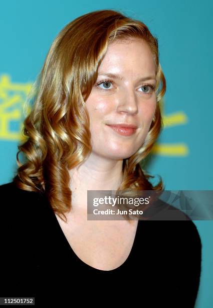 Sarah Polley during "The Secret Life of Words" Tokyo Press Conference with Sarah Polley at Hibiya Matsumotoro in Tokyo, Japan.