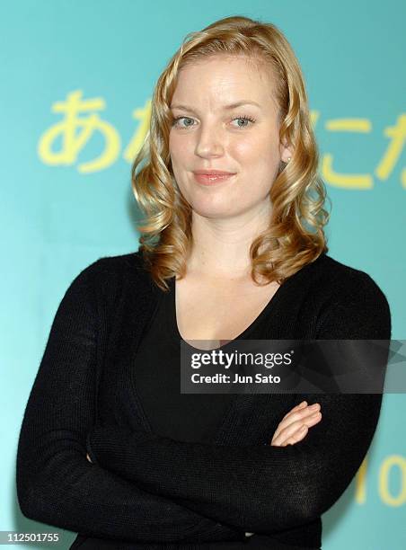 Sarah Polley during "The Secret Life of Words" Tokyo Press Conference with Sarah Polley at Hibiya Matsumotoro in Tokyo, Japan.