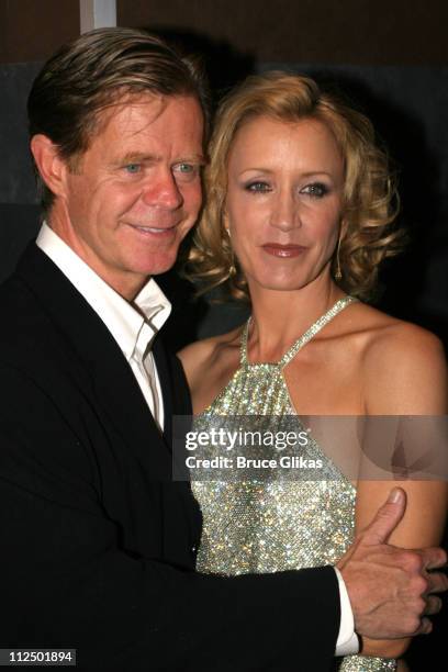 William H. Macy and Felicity Huffman during The Atlantic Theater Company 20th Anniversary Spring Gala at The Rainbow Room in New York City, New York,...