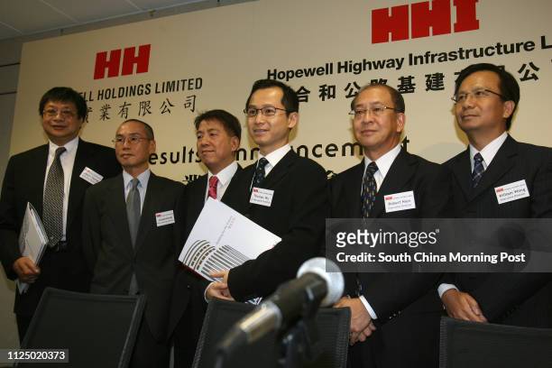 Albert Yeung, Executive Director, Josiah Kwong, Deputy Managing Director, Barry Mok, Executive Director, Thomas Wu, Managing Director, Robert Nien,...