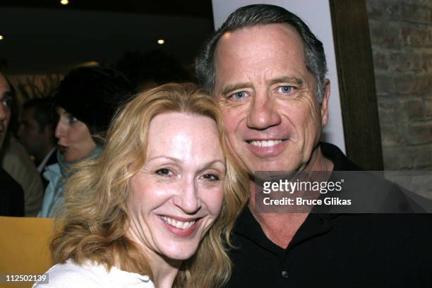 Jan Maxwell and Tom Wopat during 50th Annual Drama Desk Awards Nominations - Cocktail Party at Arte Cafe in New York City, New York, United States.