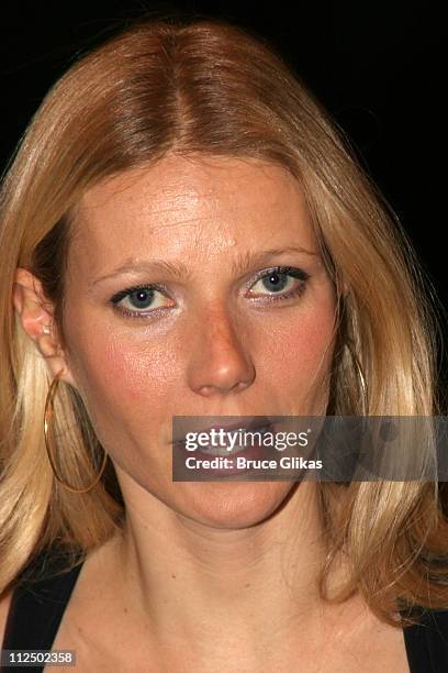 Gwyneth Paltrow during "Sweet Charity" Broadway Opening Night - Arrivals at The Al Hirshfeld Theater in New York City, New York, United States.