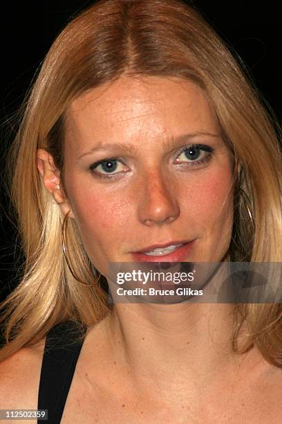 Gwyneth Paltrow during "Sweet Charity" Broadway Opening Night - Arrivals at The Al Hirshfeld Theater in New York City, New York, United States.