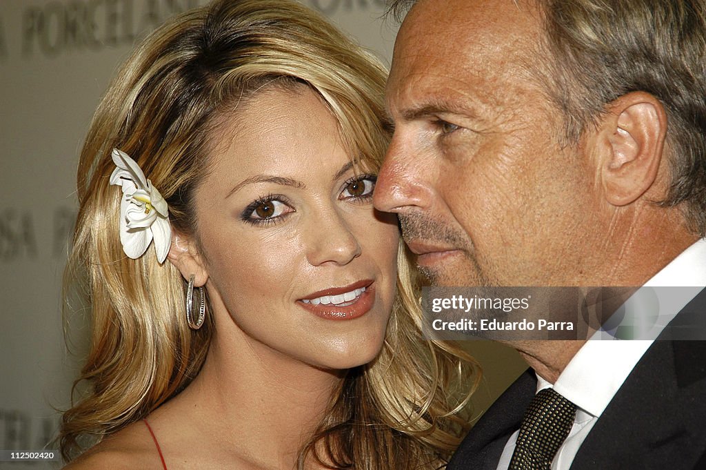 Kevin Costner and Christine Baumgartner at Porcelanosa Shop Inauguration - May 5, 2005