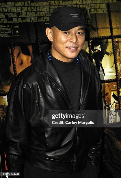 Jet Li during "Unleashed" New York Premiere at Loews 19th St. In New York City, New York, United States.