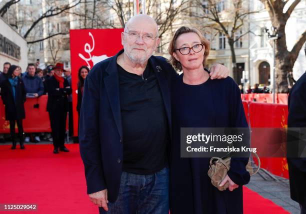 Peter Lindbergh and his wife Petra Lindbergh during the "Peter Lindbergh - Women Stories" premiere during the 69th Berlinale International Film...