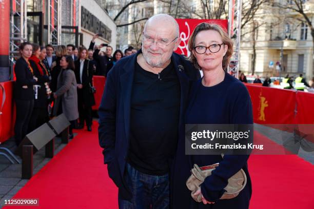 Peter Lindbergh and his wife Petra Lindbergh during the "Peter Lindbergh - Women Stories" premiere during the 69th Berlinale International Film...