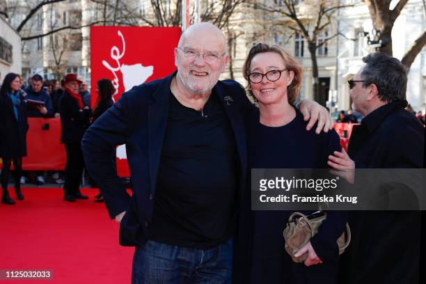 Peter Lindbergh and Petra Lindbergh during the "Peter Lindbergh - Women Stories" premiere during the 69th Berlinale International Film Festival...