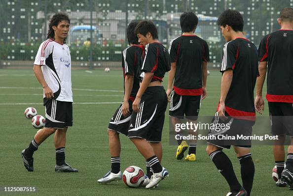 Lee Kin Wo Tai Po team's football player and coach Lee Kin-wo for a new YP... News ...