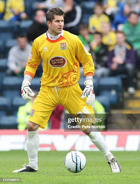 Steve Collis of Northampton Town in action during the npower League Two League match between Wycombe Wanderers and Northampton Town at Adams Parks on...