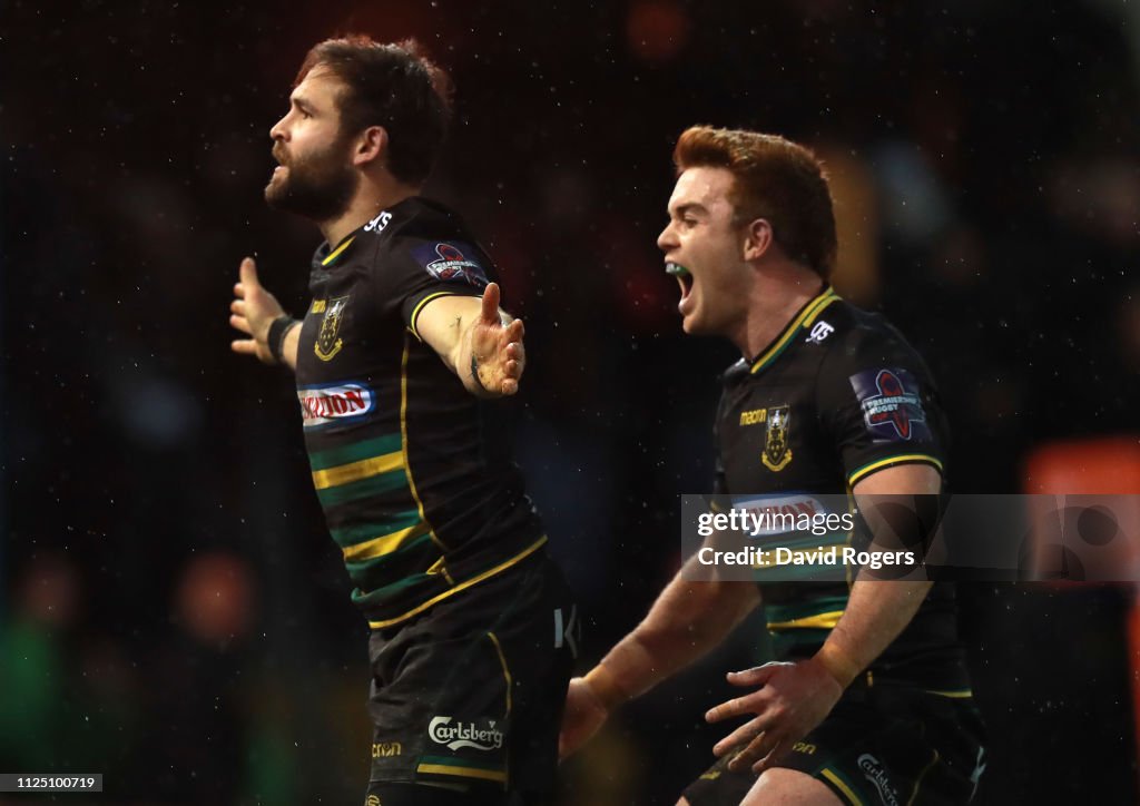 Northampton Saints v Leicester Tigers - Premiership Rugby Cup