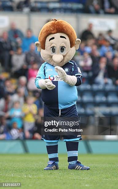 Bodger the Wycombe Wanderers mascot looks on prior to the npower League Two League match between Wycombe Wanderers and Northampton Town at Adams...