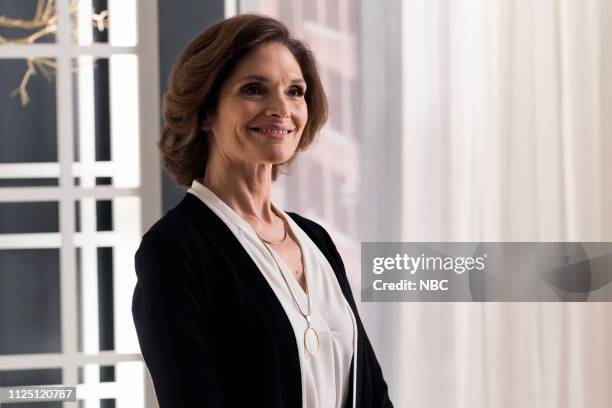 Though This Be Madness, Yet There Is Method In't" Episode 413 -- Pictured: Mary Elizabeth Mastrantonio as Madeline Burke --