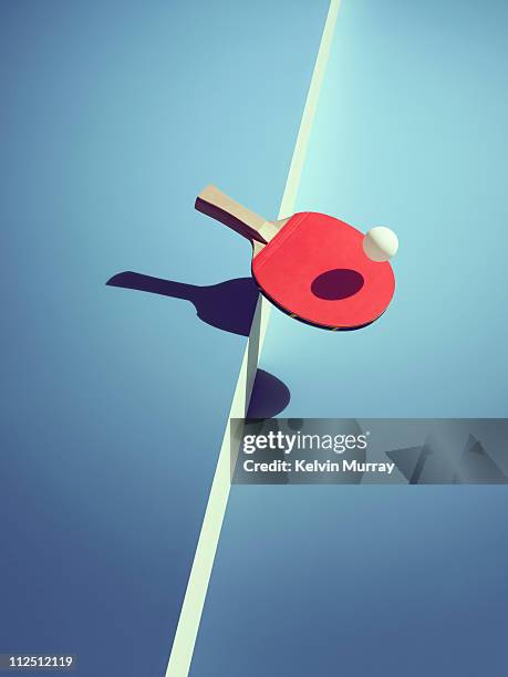 sports shadow - table tennis stock pictures, royalty-free photos & images