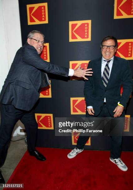 Adam McKay and David O. Russell attend the 3rd annual Kodak Awards at Hudson Loft on February 15, 2019 in Los Angeles, California.