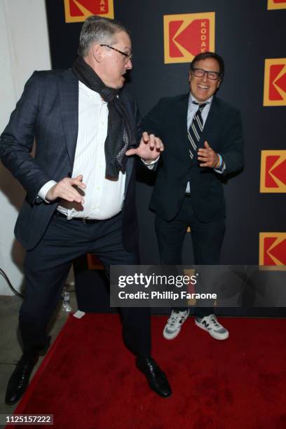 Adam McKay and David O. Russell attend the 3rd annual Kodak Awards at Hudson Loft on February 15, 2019 in Los Angeles, California.