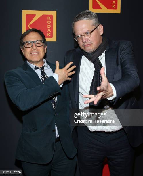 David O. Russell and Adam McKay attend the 3rd annual Kodak Awards at Hudson Loft on February 15, 2019 in Los Angeles, California.