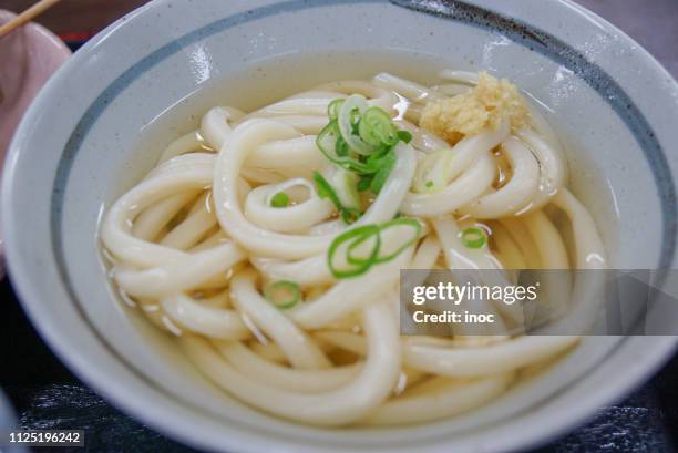 plain udon - udon noodles stock pictures, royalty-free photos & images