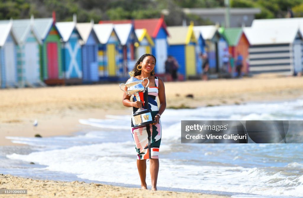 2019 Australian Open Trophy Media Opportunity