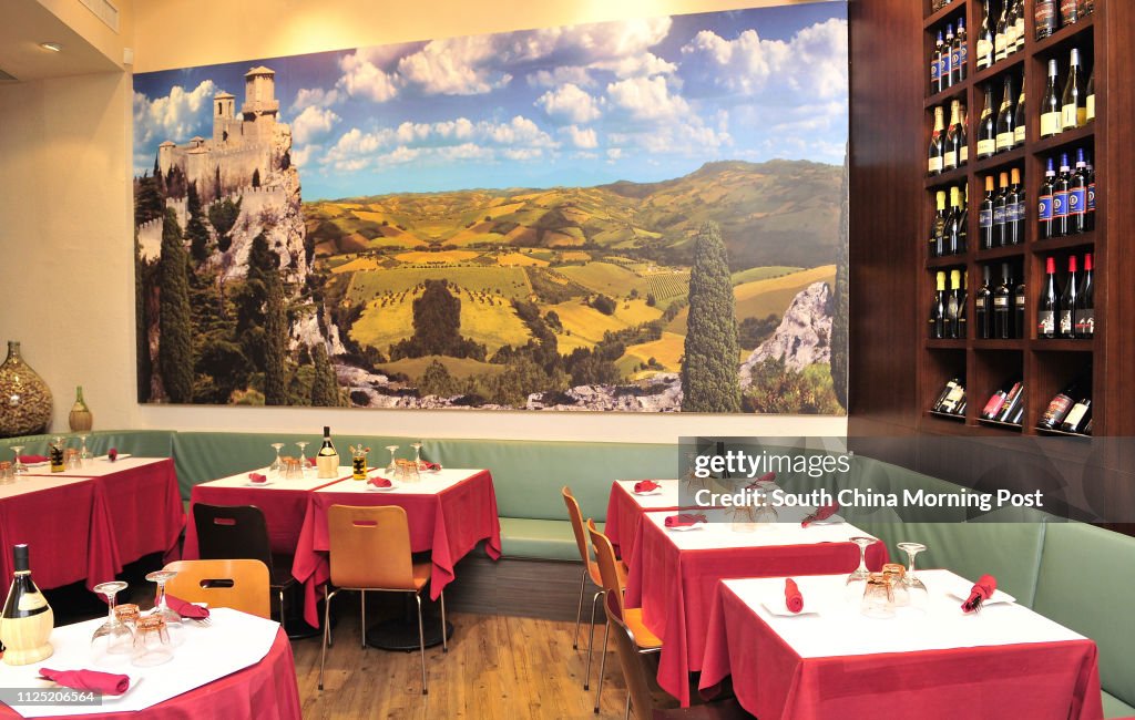 Food Review. Pictures on interior and food shots, at Mostaccioli Brothers, SOHO, Central. 13th July, 11.