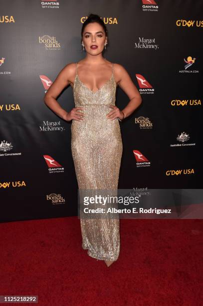 Olympia Valance attends the 16th annual G'Day USA Los Angeles Gala at 3LABS on January 26, 2019 in Culver City, California.