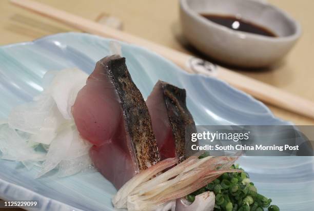 Seki Saba Sashimi at Sushi Dokoro Hikari in North Point. 22SEP11