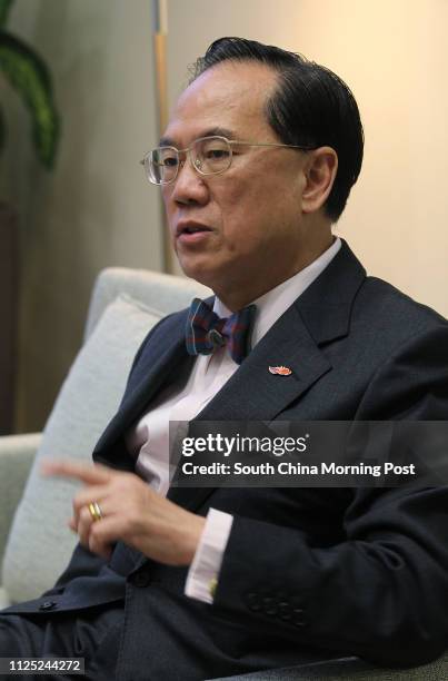 Interview with Chief Executive Donald Tsang Yam-kuen at Chief Executive's Office, Tamar in Admiralty. 20OCT11