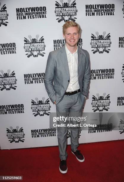 Ryan Cargill arrives for The 2019 Hollywood Reel Independent Film Festival held at Regal LA Live Stadium 14 on February 15, 2019 in Los Angeles,...