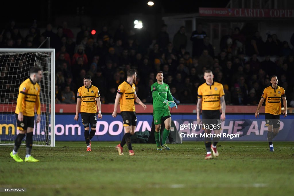 Newport County AFC v Manchester City - FA Cup Fifth Round