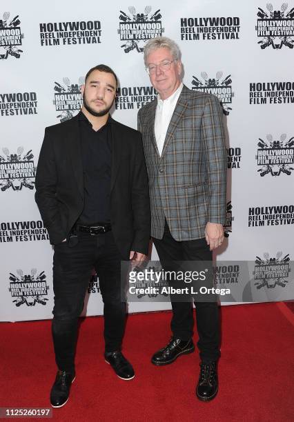 Anton Abeullaev and Peter Segard arrive for The 2019 Hollywood Reel Independent Film Festival held at Regal LA Live Stadium 14 on February 15, 2019...